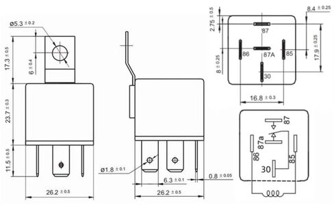 10 قطع MAH-112-C-3 (V4-1C-12V-40A) تتابع 5 دبابيس (MAH-112-C-3) in Kuwait