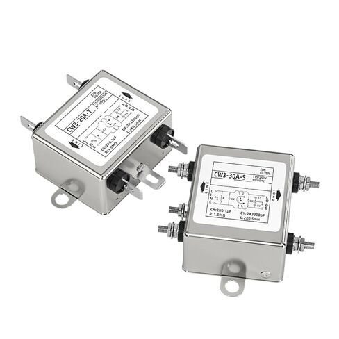 Single-Phase Power Filter Power Purifier CW3-10A-T EMI Filter 220V Anti-Interference CW3-3A-T CW3-6A-T CW3-10A-T CW3-20A-S(CW3-10A-T) in Kuwait