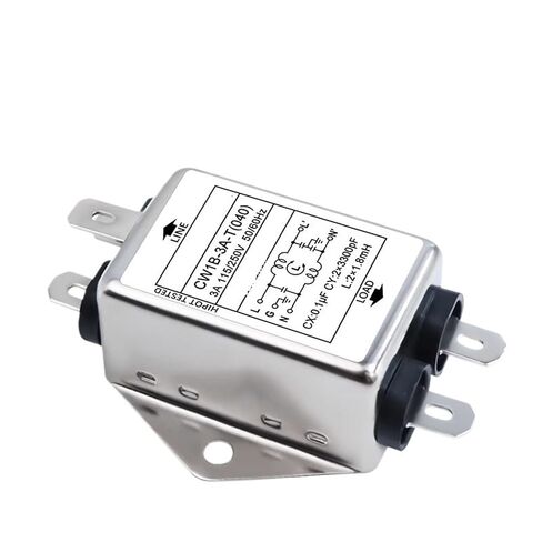 منقي طاقة مرشح EMI أحادي الطور CW1B-3A/6A/10A-T(040) 250 فولت مضاد للتدخل نوع ورقة لحام (CW1B-6A-T(040)) in Kuwait