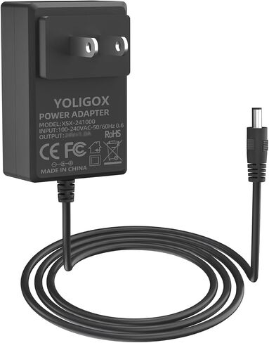 شاحن مسدس تدليك عالمي 24 فولت - متوافق مع TOLOCO EM26/AERLANG EM13/Darkiron EM31/Hypervolt 53000 001-00/42000 038-00، كابل محول الطاقة in Kuwait
