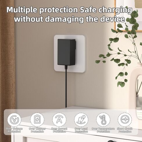 شاحن مسدس تدليك عالمي 24 فولت - متوافق مع TOLOCO EM26/AERLANG EM13/Darkiron EM31/Hypervolt 53000 001-00/42000 038-00، كابل محول الطاقة in Kuwait