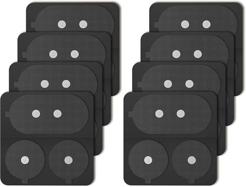 Medcursor TENS Unit Replacement Pads, 8-Pack Electrode Pads with Strong Magnetic Snap, Biocompatible Hydrogel, Reusable 30 Times, Upgraded Self-Stick Performance, Compatible with Medcursor TENS Units in Kuwait
