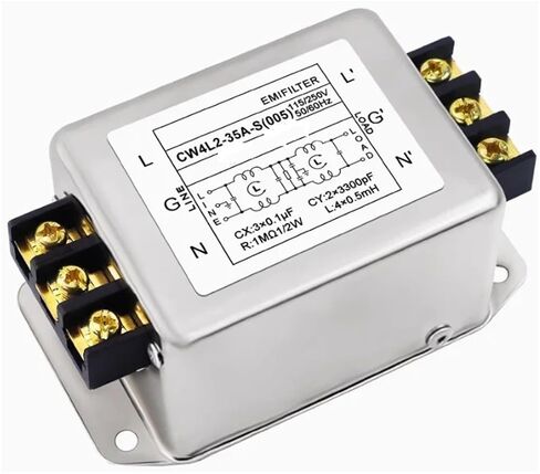 مرشح طاقة أحادي الطور CW4L2-35A-S (005) 3A إلى 35A طرفي 220 فولت in Kuwait