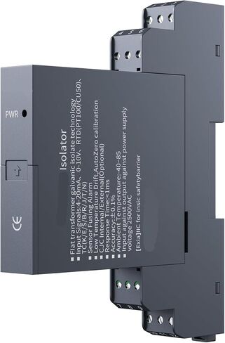 DC24V إشارة المعزل التناظرية 0-75mV 4-20mA 0-10V 0-5V RS485 DC إشارة المعزل 1 في 1 خارج 1 في 2 خارج محول إشارات الجهد الحالي (0-20mA) in Kuwait