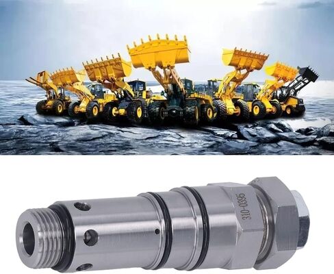 Jeanoko Main Overflow Valve Durable Steel Material for Excavators Pavers Injection Machines in Kuwait