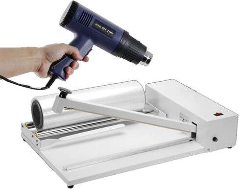 Shrink Packaging Machine, Adjustable Speed Hot Air Gun and Manual Heat Sealer, Can Simultaneously Seal and Cut, 30cm in Kuwait