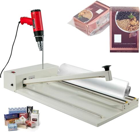 Hot Air Gun Packaging Machine, Adjustable Speed Heat Sealing and Cutting Machine, Used for High-Efficiency Packaging. in Kuwait