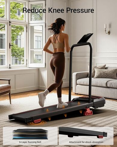 Walking Pad with Vibration Plate 15% Incline Walking Pad 3.0HP Portable Under Desk Treadmills for Home 265LBS Vibration Plate Combo with Remote Control in Kuwait