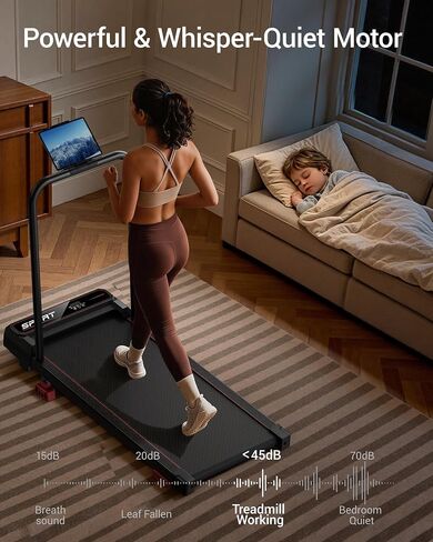 Walking Pad with Vibration Plate 15% Incline Walking Pad 3.0HP Portable Under Desk Treadmills for Home 265LBS Vibration Plate Combo with Remote Control in Kuwait
