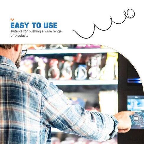 Vending Machine Springs Beverage Dispenser Spring Replacement Part 17.32 in Automatic Pusher Coil for Drink Dispenser Accessories Easy Installation in Kuwait
