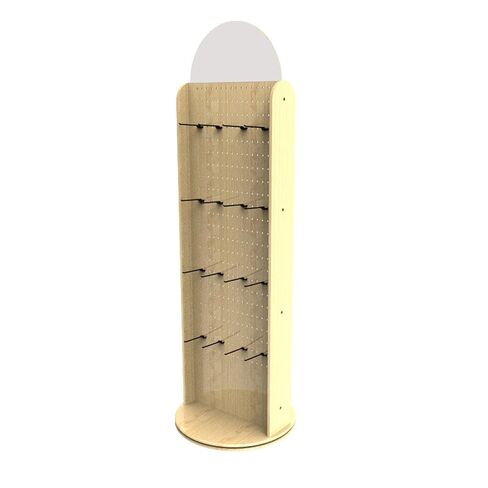 FixtureDisplays® عرض الرف الأرضي ذو الوجهين Pegwall Spinner 10308-2 in Kuwait
