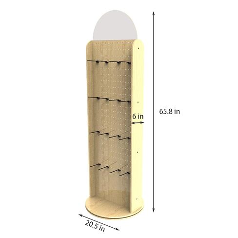 FixtureDisplays® عرض الرف الأرضي ذو الوجهين Pegwall Spinner 10308-2 in Kuwait