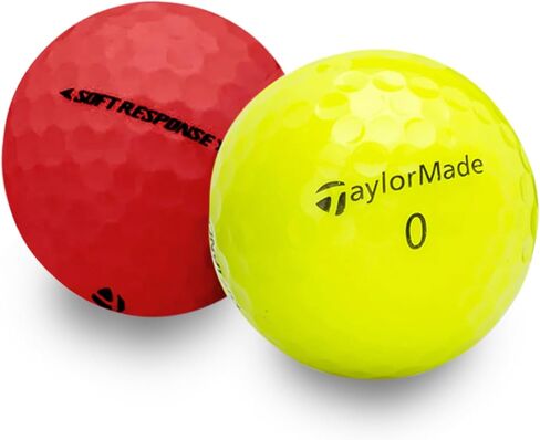 كرات جولف مُعاد تدويرها لمزيج ألوان Taylormade - كرات جولف مستعملة بحالة جيدة - تتضمن حقيبة شبكية - (24-48) عبوة، متعددة الألوان in Kuwait