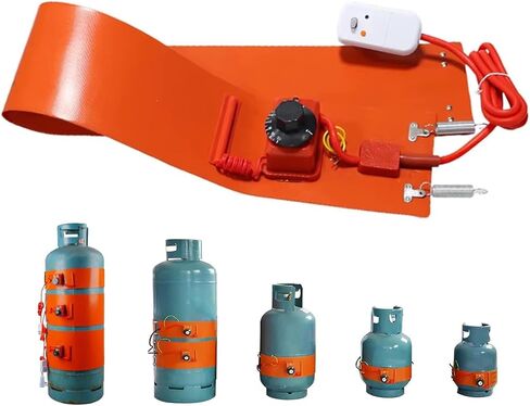 1200W 55 Gallon Drum Heater with Adjustable Temperature Controller, Silicone Heating Pad for Honey & Liquids, Warms from 86℉ to 302℉, Ideal for Industrial Use in Kuwait