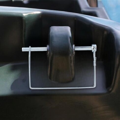 3pcs 1/4 x 4 Inch Trailer Hitch Pin, Heavy Duty Metal Trailer Coupler Pin, Carbon Steel Safety Coupler Pin, Spring-Loaded Shaft Locking Pin for Utility Trailers, RVs, Lawn Equipment in Kuwait