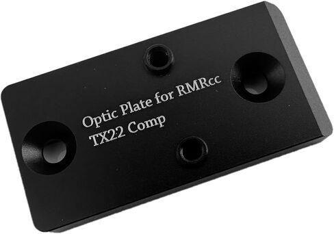 لوحة تثبيت بصرية لمسدس المنافسة Taurus TX22 - مصممة حصريًا للعمل مع Trijicon RMRcc Red Dot - تركيب خلال 30 ثانية - لا يتطلب الأمر طحنًا in Kuwait