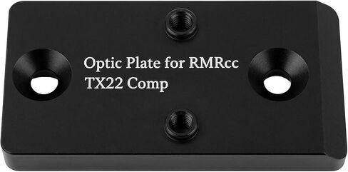 لوحة تثبيت بصرية لمسدس المنافسة Taurus TX22 - مصممة حصريًا للعمل مع Trijicon RMRcc Red Dot - تركيب خلال 30 ثانية - لا يتطلب الأمر طحنًا in Kuwait