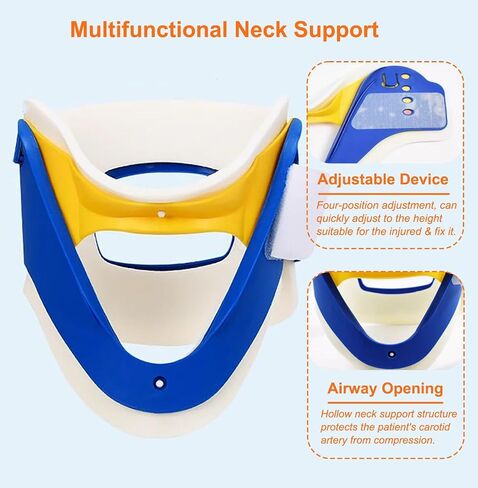Lifesaving Stretcher Emergency Rescue Stretcher Backboard with Neck Brace, Safety CPR Board Life Board One-Piece Molding, Water Rescue Stretcher Responder Backboard(RED) in Saudi Arabia