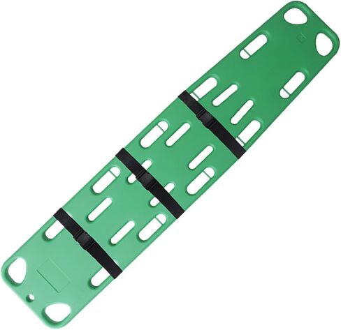 Emergency Rescue Spine Board Stretcher - Lightweight Portable Backboard, PE Plastic Patient Transport for Ambulance, First Aid Immobilization (Green) in Kuwait