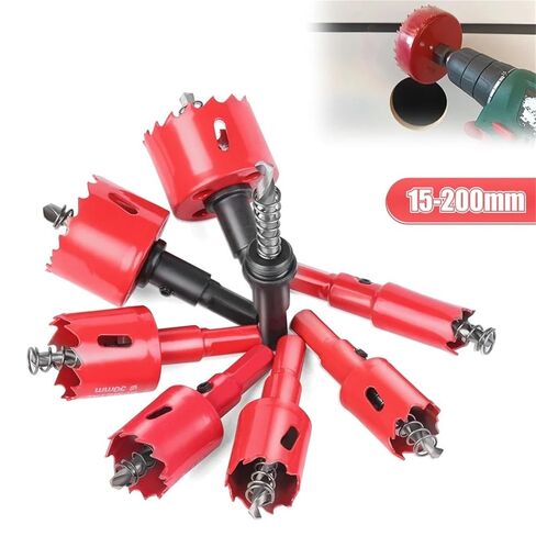 1pc 15-200mm M42 Bi-Metal Hole Saw HSS Drill Bit for Metal Iron Aluminum Stainless Plastic DIY Wood Cutter Tools(20mm) in Kuwait