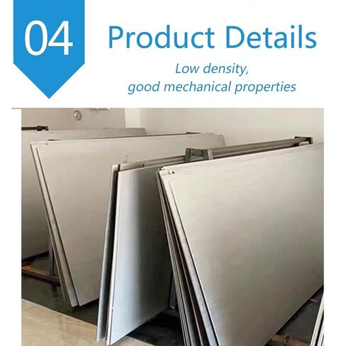 TA2 Metal​ Plate Sheet - Commercially Pure Metal​ Alloy for Machining and Forming - High Strength Metal(10mmx50mmx50mm) in Kuwait