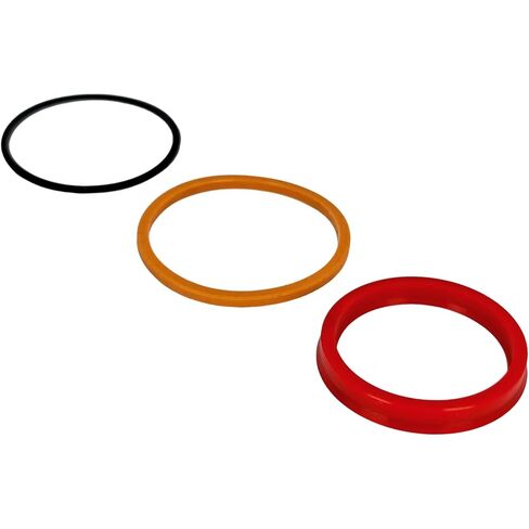 EZROAD Hydraulic Cylinder Seal Kit 25H49328 Compatible with Bush Hog Front End Loader 2426QT 2427QT 2446QT 2447QT Mid Mount Loader M300 2-1/4" Cylinder w/ 1-1/2" Rod Cylinder Rebuild Kit HYD in Kuwait