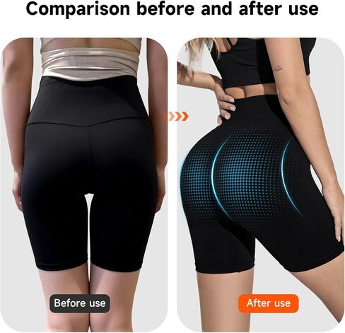 EMS Toning Shorts - Targeted Glute Muscle Strengthening System, Wearable Hip Workout Device for Passive At-Home Fitness Black in Kuwait