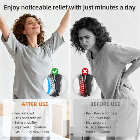 4-in-1 Electric Lumbar Traction Device, Back Massager with Adjustable Air Traction ,3 Level Heating, Vibration and Therapy,Lower Back Massager for Sciatica Relief, Office Lumbar Pressure & Stiffness in Kuwait