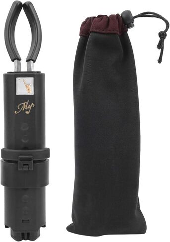 Portable Folding Saxophone Stand, Adjustable Metal Tripod Display Holder with Non - Slip Rubber Feet, Compact Storage Rack for Alto Tenor Saxes with Carry Bag (Alto saxophone stand) in Kuwait
