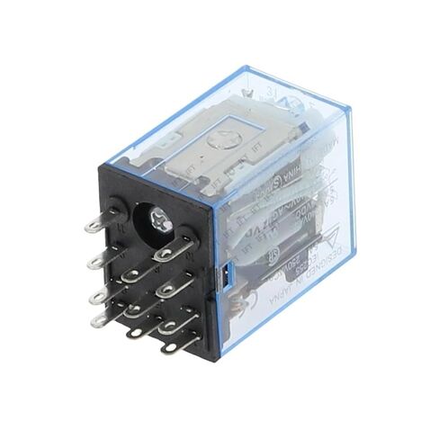 1 قطعة مرحل صغير صغير HH53P MY3NJ MY3 11-Pin DC AC 12V 24V 36V 110V 220V 380V ملف للأغراض العامة الكهرومغناطيسية المتوسطة (AC 24V) in Kuwait