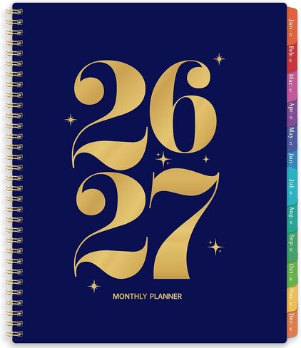 2026 Planner - 2026 Planner Weekly and Monthly from Jan. 2026 - Dec. 2026, Calendar 2026 Planners with Monthly Tabs and Inner Pocket, 8.5" x 11" in Saudi Arabia
