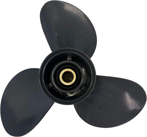 مروحة القارب لهوندا الخارجية BF75 BF80 BF90 BF100 BF115 BF130 15 سن سبلاين 13 1/4x17 محرك المروحة 75HP-130HP 3 شفرات، 58130-ZW1-017AH in Kuwait