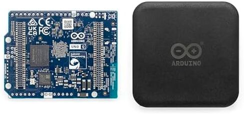 Arduino UNO Q 2GB AI Development Board + 45W USB-C Power Supply، Wi-Fi، Bluetooth، Linux IoT Kit in Kuwait
