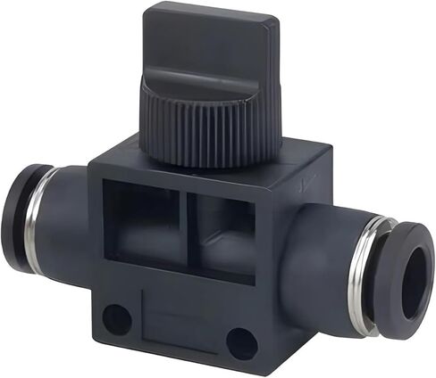 Black Pneumatic Fitting Pipe Connector Tube Quick Fittings 4mm/6mm/8mm PU PY PK PE PV SA HVFF PZA PM 1Pcs(PY,8mm) in Kuwait