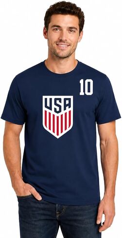 Outerstuff Men's FIFA World Cup 2026 Team USA Christian Pulisic #10 T-Shirt in Kuwait