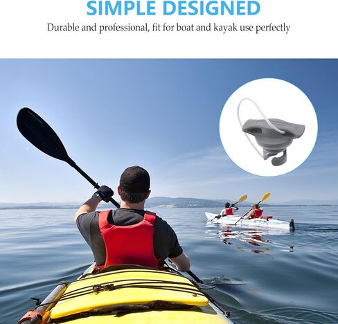 SUPVOX 2-Pack Air Valve Caps for Inflatable Boats: High-Pressure Replacement Covers with Anti-Lost String - Universal Spiral Caps for Paddleboards (sup), Kayaks & Dinghies - Gray in Kuwait