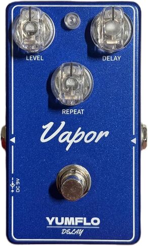 دواسة تأخير صوت تناظري من VAPOR للجيتار الكهربائي، دواسة تأثيرات صدى دافئة على شكل شريط مع مسار إشارة مباشر تناظري، تجاوز حقيقي in Kuwait