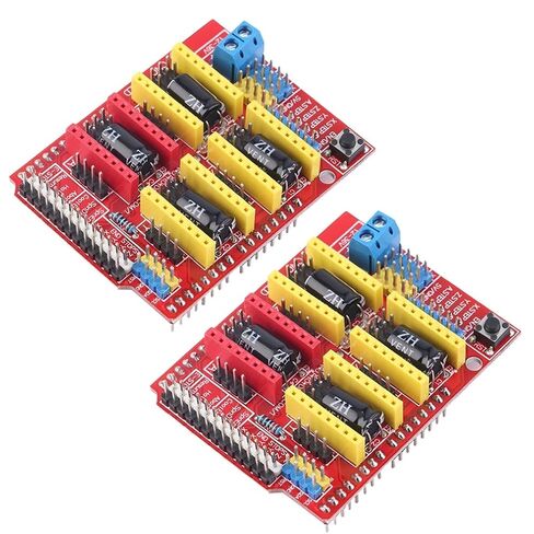HiLetgo 2 قطعة A4988 V3 حفارة محرك درع طابعة ثلاثية الأبعاد باستخدام الحاسب الآلي محرك لوح تمديد للطابعة اردوينو ثلاثية الأبعاد باستخدام الحاسب الآلي in Kuwait