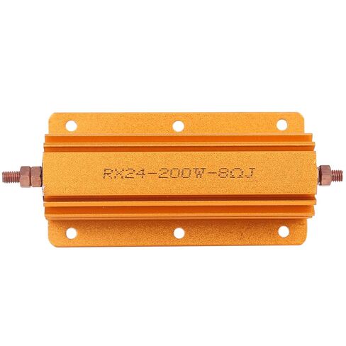 Lyrlody RX24 200W 8R High Power Resistor, Aluminum Housing, Industrial Electrical Supplies for Power Supply Sensor Elevator Stage Audio in Kuwait
