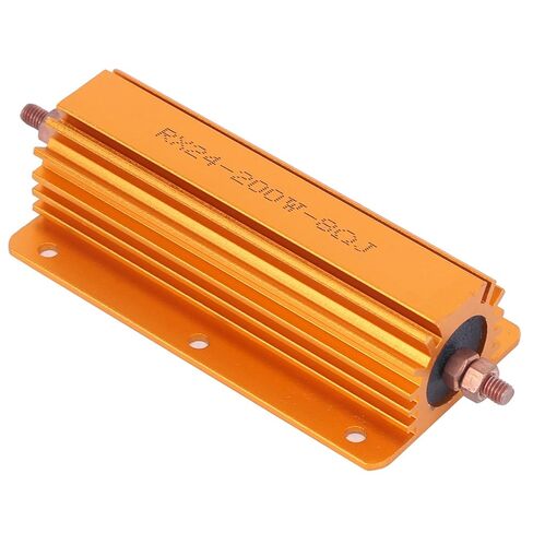 Lyrlody RX24 200W 8R High Power Resistor, Aluminum Housing, Industrial Electrical Supplies for Power Supply Sensor Elevator Stage Audio in Kuwait
