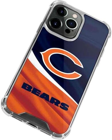 حافظة هاتف Skinit الشفافة متوافقة مع iPhone 13 Pro Max - تصميم مرخص رسميًا من NFL Chicago Bears in Kuwait