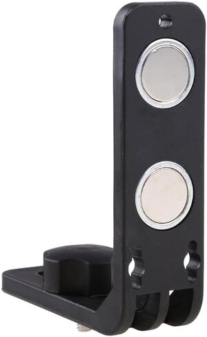 1 pack Magnetic Tripod Adapter 1/4" Universal L-Bracket Iron Magnet Adsorption Laser Level Magnet Adsorption Stand LaserLevel in Kuwait
