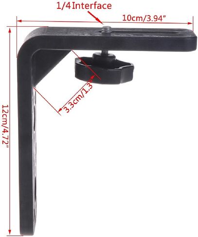 1 pack Magnetic Tripod Adapter 1/4" Universal L-Bracket Iron Magnet Adsorption Laser Level Magnet Adsorption Stand LaserLevel in Kuwait