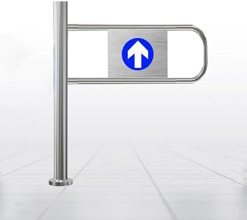 One-Way Traffic Door，Automatic Rebound Swing GateAutomatic Closing Metal Safety Gate for Supermarkets, Warehouses, Libraries & Shopping Malls - 100cm Universal Swing Gate for Enhanced Securi in Kuwait