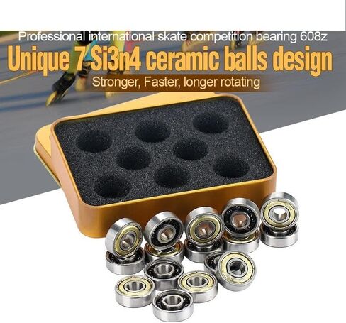 Abec-11 608 Ceramic Ball Bearing Roller Skates Inline Speed Skating Skate Shoes 7 in Kuwait