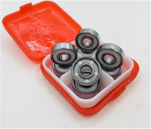 627RS Zro2 5 Balls Bearings 7x7x22mm Upgrade Ceramic Quad Skates Ball Bearing for Artistic Roller Hockey Skate 627(8 pcs 5 Balls Zro2) in Kuwait