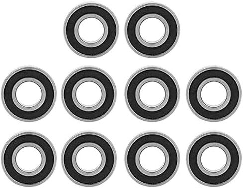 10Pcs 6900- Rubber Sealed Deep Groove Ball Bearings for Skateboards Inline Skates Scooters 10X22X6mm in Kuwait