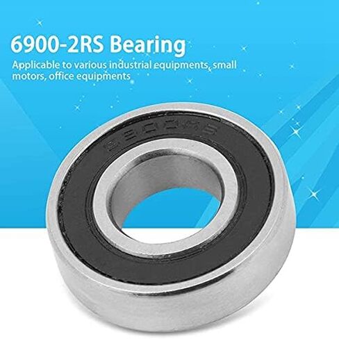 10Pcs 6900- Rubber Sealed Deep Groove Ball Bearings for Skateboards Inline Skates Scooters 10X22X6mm in Kuwait