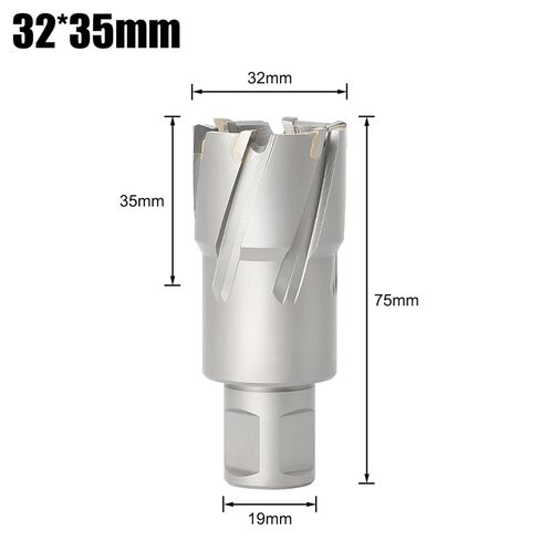 Diameter 12-60mm x 35mm Annular Cutter with 3/4" Shank, 22 * 35mm Carbide Alloy Core Drill, 60 x 35mm Metal Hole Saw(32X35) in Kuwait