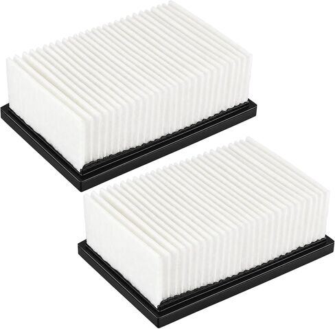 Lewtemi 2 Pack Fiber Cellulose Dust Panel Filter Compatible with Tennant 5680 5700 T12 T7 R14 Industrial Floor Scrubber Replacement Filter Replaces 370113 1037821, 6.3 x 5.2 x 2.3" in Kuwait